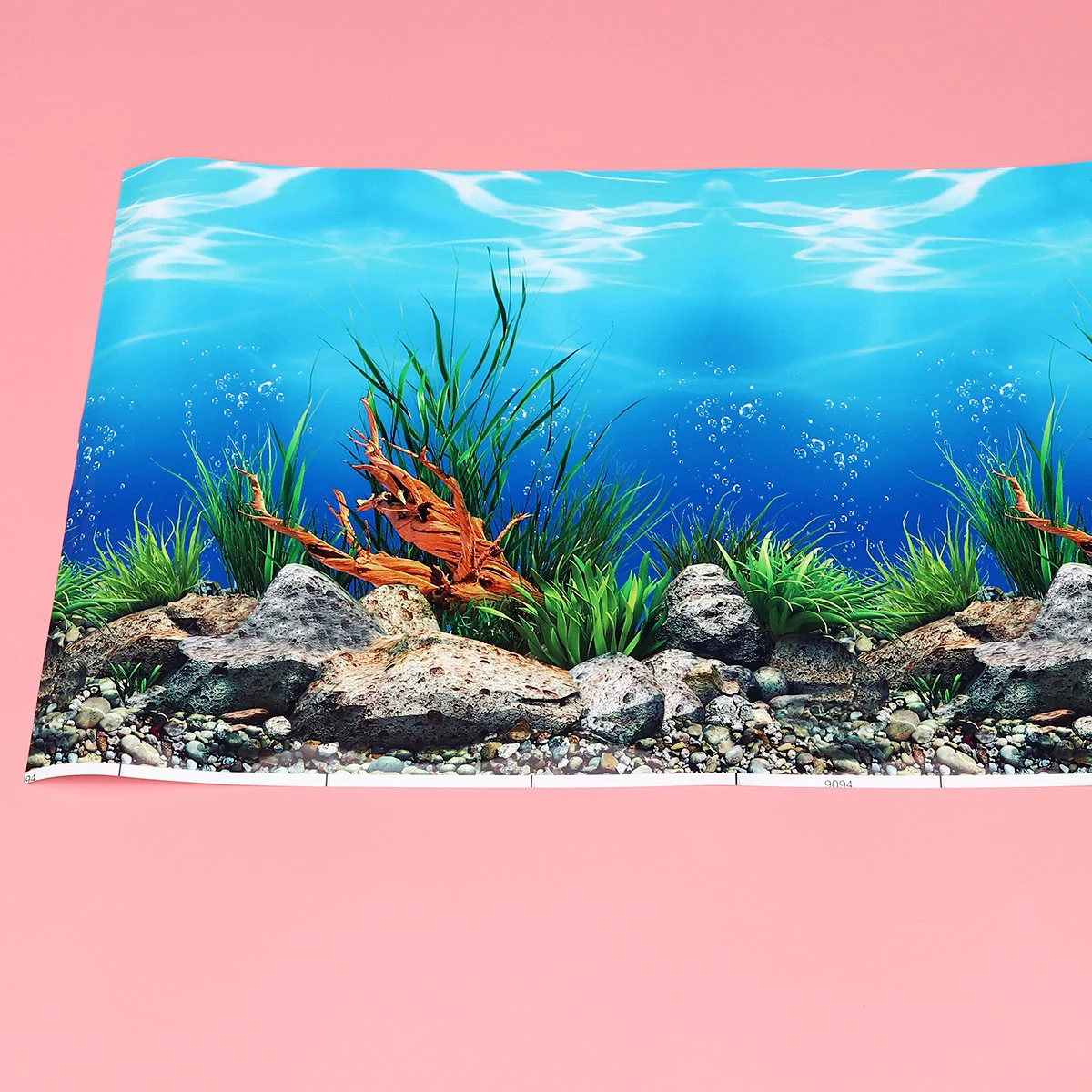 

Window Trim Wall Sticker Double Sided Fish Tank Decoration Seascape Decal Double-sided