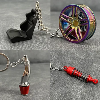 Luxury Metal Keychain Creative Car Key