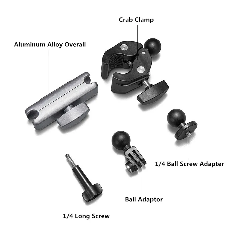 Motocicleta Guiador Mount Acessórios de Bicicleta Dji Osmo Ação Gopro 12 11 10 Insta360 um rs r um x3 x2 - Image 3