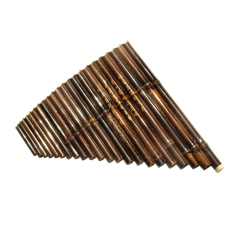 25 Tubi Pan Flute Professiona Pan Flute Cinese Bamboo Wind Strumento Musicale Romania American Native Charm Flauto Per Bambini