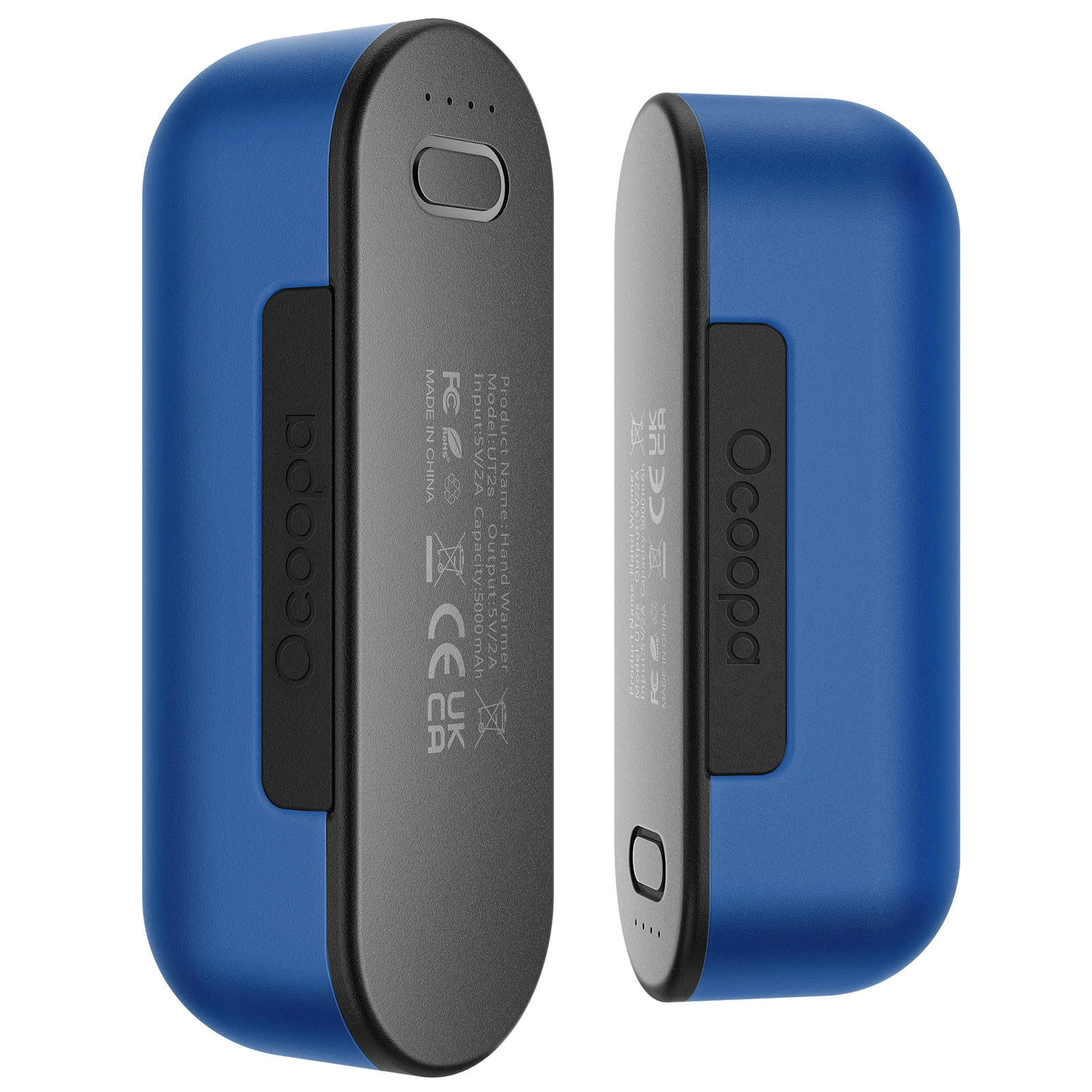 Chauffe-Mains Magnétiques Rechargeables 2 En 1 - 3000mAh, USB-C, 3 Niveaux Chaleur, 12H Autonomie - Cadeau Hiver - 6