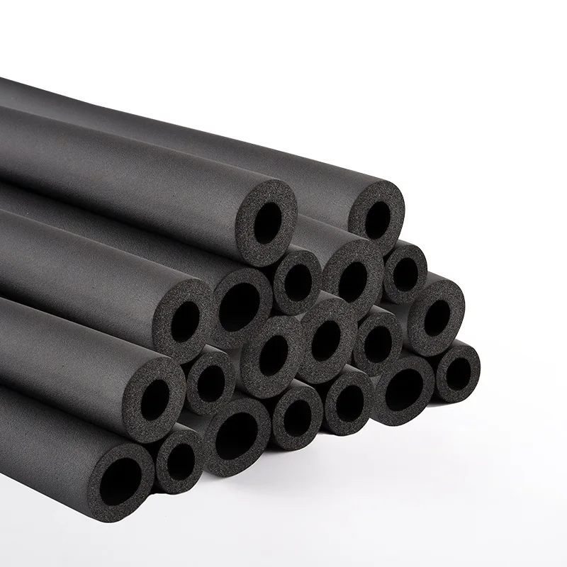 1.8M Sponge Rubber Pipe Air Conditioner Water Heater Water Pipe Sleeve Black  Waterproof Pipeline Thermal Insulation Tubular