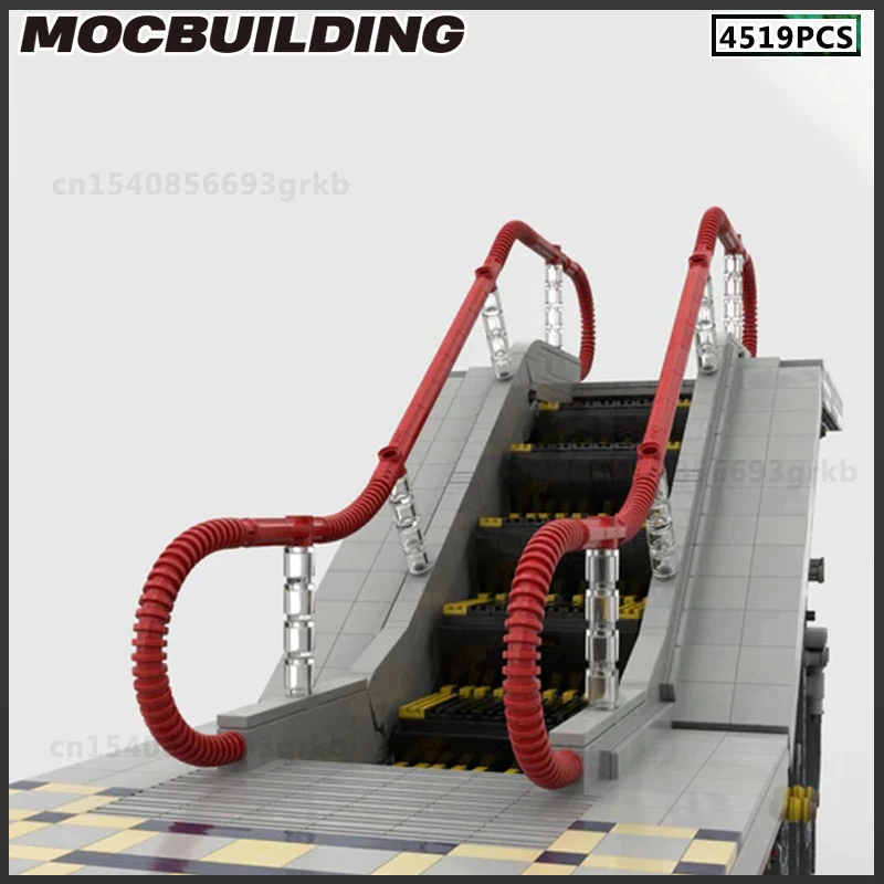 Escalator Model Escalator Juguete MOC Building Block Motorized