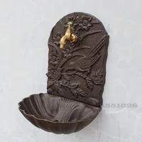 Rustic Cast Iron Wall Mounted Wash Basin, Balcony, Courtyard, Retro Pool, Wall Decoration Crafts, Home Decoration 1
