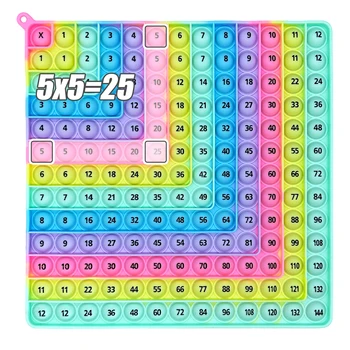 Multiplication Practice Math Games, 12x12 Times Table Learning Activity Board Games, Mathematics Teaching Toys Stationery Gifts 1