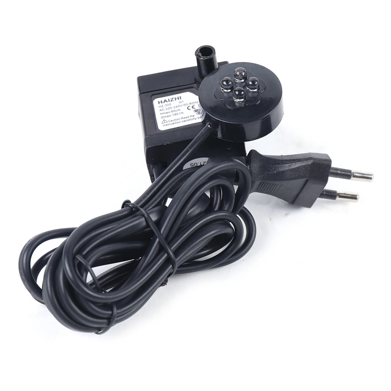 Full view of tabletop indoor fountain set