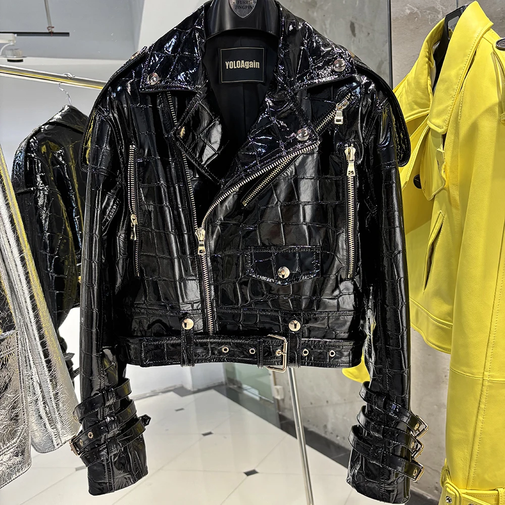 レクト RECTO LEONA CROCODILE-EFFECT OVERSIZED JACKET RECTO - Official Website