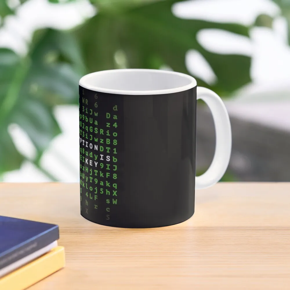 

Encryption Is Key Coffee Mug Thermal Customs Mug