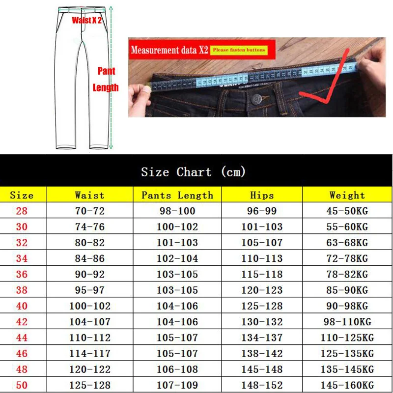 10XL Oversize Wide Legs Jeans Men Soft Cotton Cargo Jeans Plus Size Baggy Men's Trousers Fashion Streetwear Working Jeans Man 6