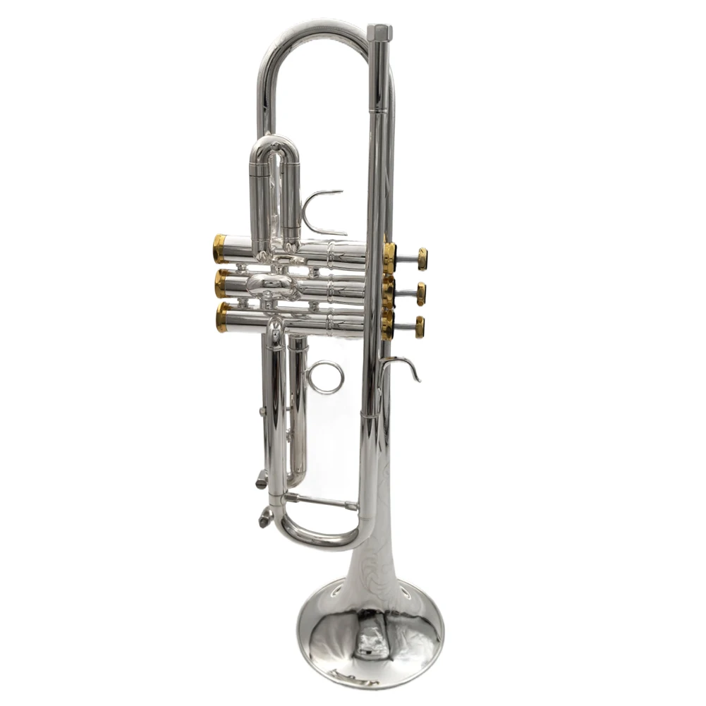 Eastern Music classic reverse leadpipe design .460&rdquo; ML bore with a one-piece Yellow Brass Bell trumpet