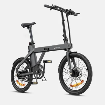 Bicicletta Elettrica Pieghevole ENGWE P20 con Motore da 250W, Sensore di Coppia, E-Bike da 20 Pollici, Batteria da 36V 9.6Ah, Freni a Disco Idraulici