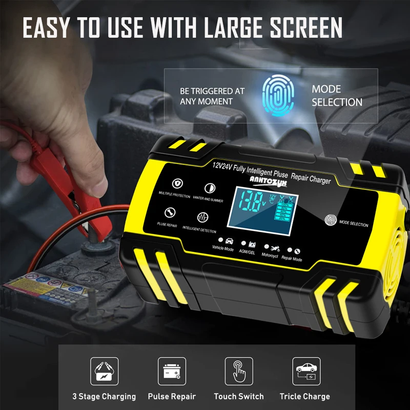 Us Eu 12 24V 8A ġ ũ ޽  Lcd , Lcd ͸  ڵ  ͸ 