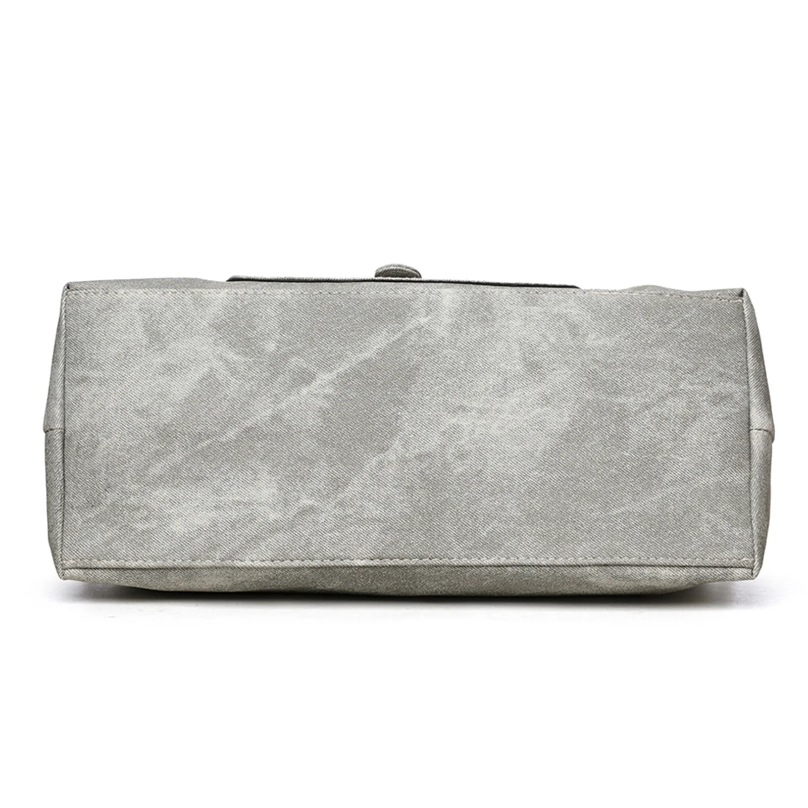 PU Leather Retro Sling Bag Large Capacity Vintage Shoulder Bag Zipper Closure Stylish Buckle Tote Bag Travel Shopping Handbag