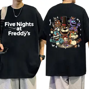 Camisa Infantil Five Night Freddy Pizza Fazbear 100% Algodão