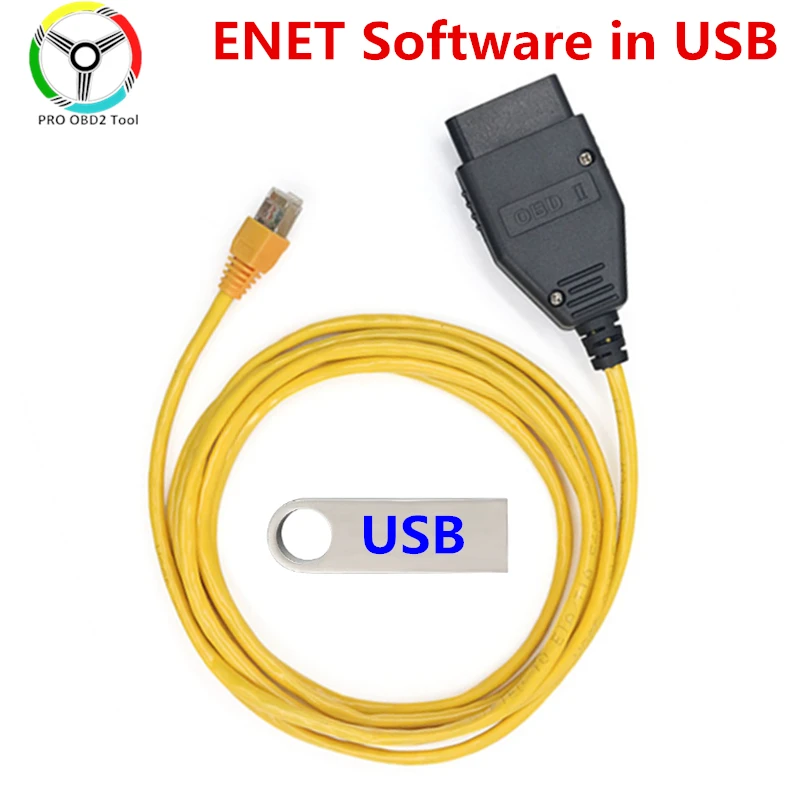 Quality ENET cable for BMW F-series ICOM OBD2 Coding Diagnostic