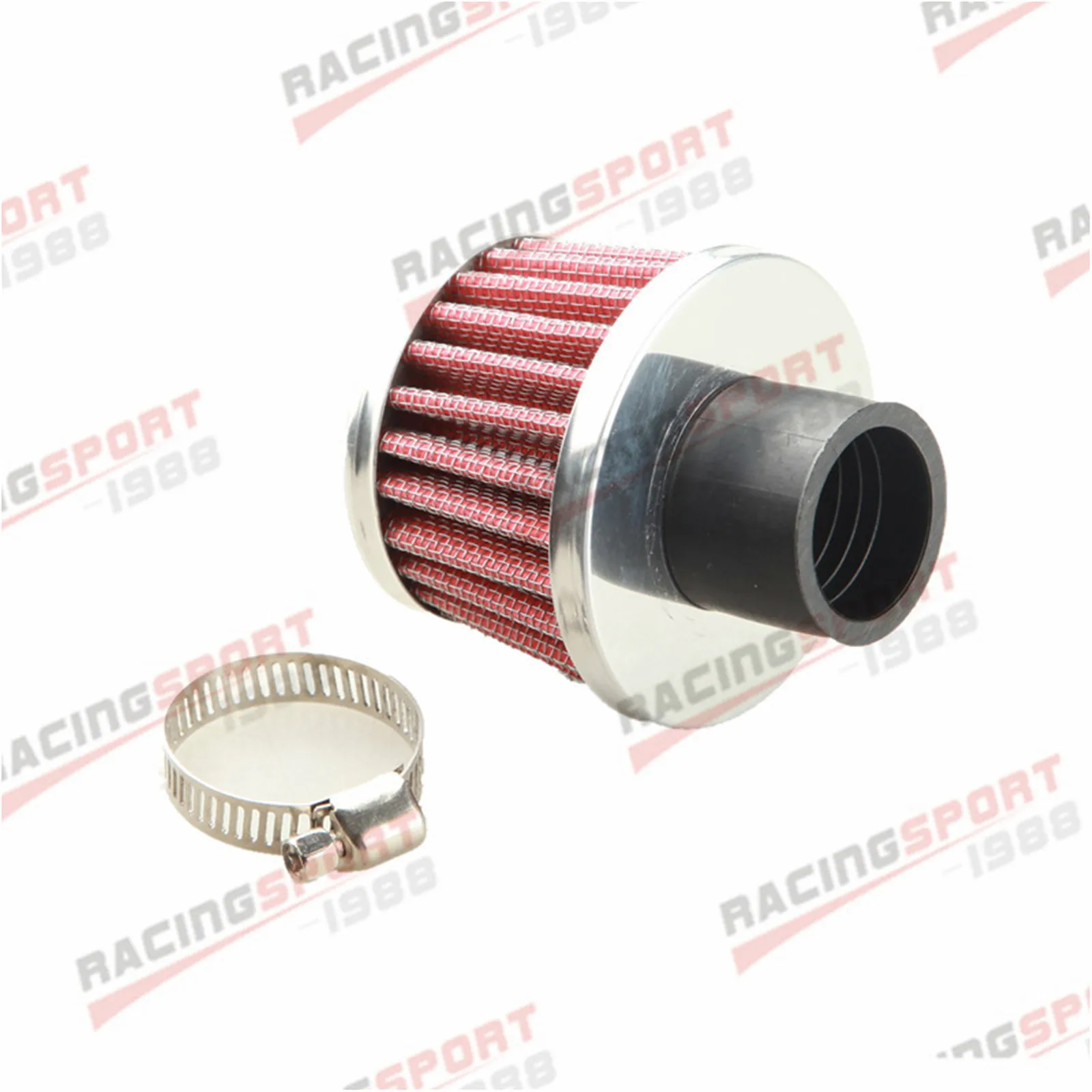12mm 1/2" Mini Air Intake Crankcase Breather Filter Valve Cover Catch Tank 10007