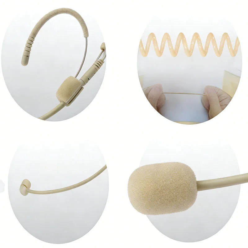 슈어, 젠하이저, AKG, 미프로용 슈퍼카로다이오드 마이크, 하이퍼디렉셔널 마이크, 노이즈 차단, 4핀, 3핀 XLR, 3.5mm 헤드 웨어링