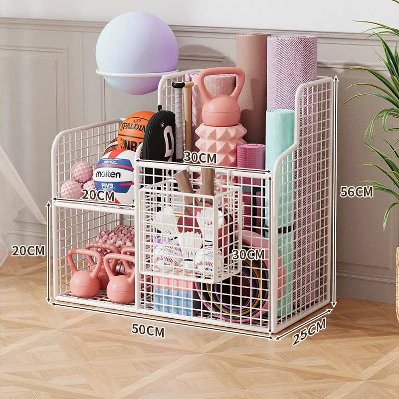 White - floor-standing [with hanging basket]