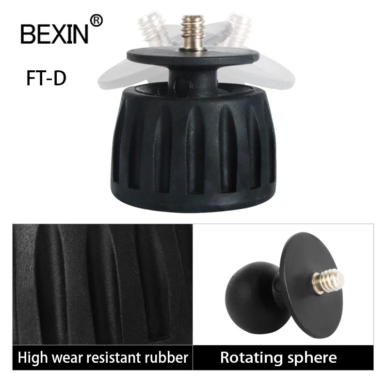 Anti Vibration Non-slip Rubber Tripod Foot Pads Heavy Suppression Pads for Yunteng camera tripod BEXIN