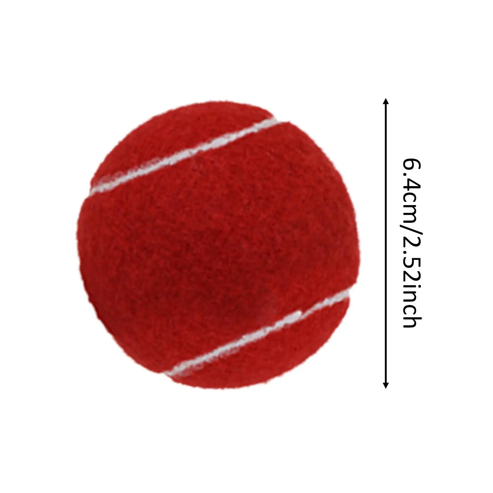 6Pcs Tennis Balls 64mm Dia for Beginner Training for Entertainment Playing with Dogs Beginners Tennis Enthusiasts Racquet Sports