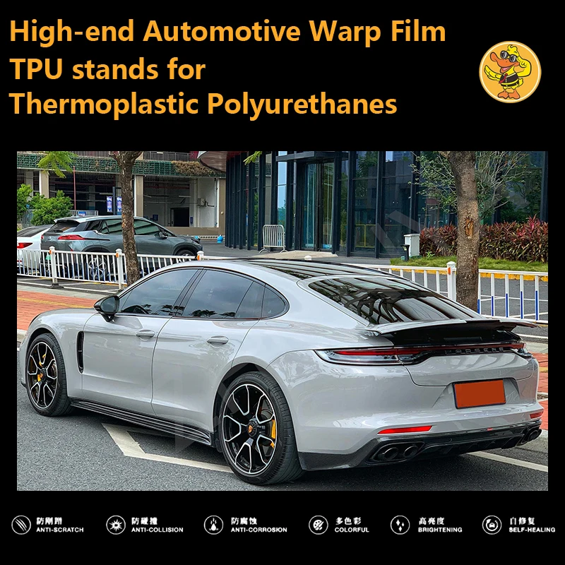 

High-end Automotive TPU car stickers vinilo adhesivo para auto vinyl wrap covering film voiture Colour Sub-grey 1.52*15M