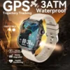 New SmartWatch Men Militray Outdoor Sport GPS Fitness Tracker Heart Rate Smart Watch Waterproof