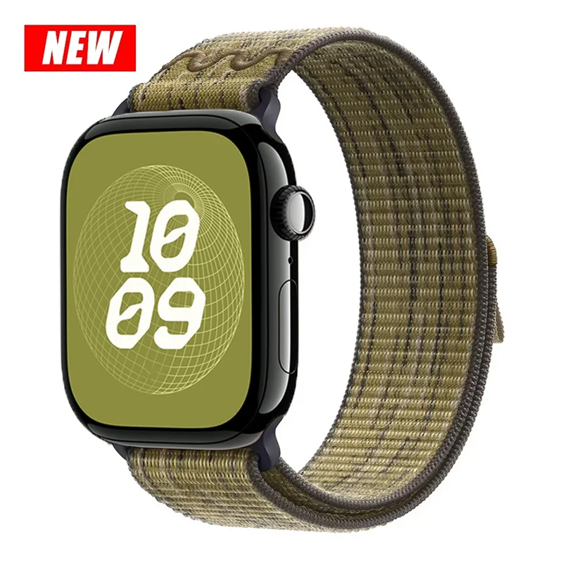 Nylon Sport Strap for Smartwatch - Adjustable Loop Bracelet in Multiple Sizes
