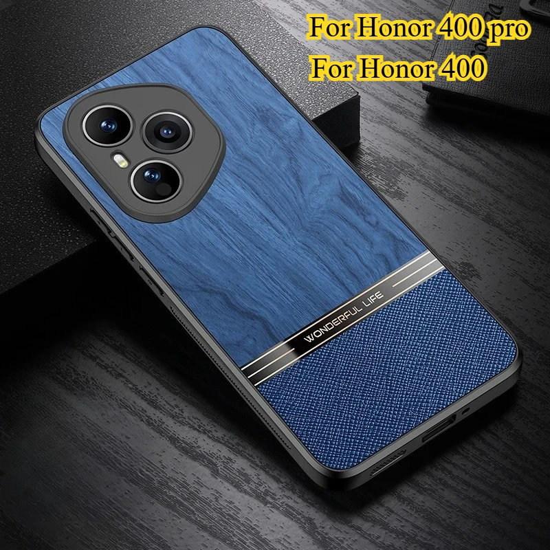 Matte Wooden Shockproof Phone Case with Camera Lens Protection