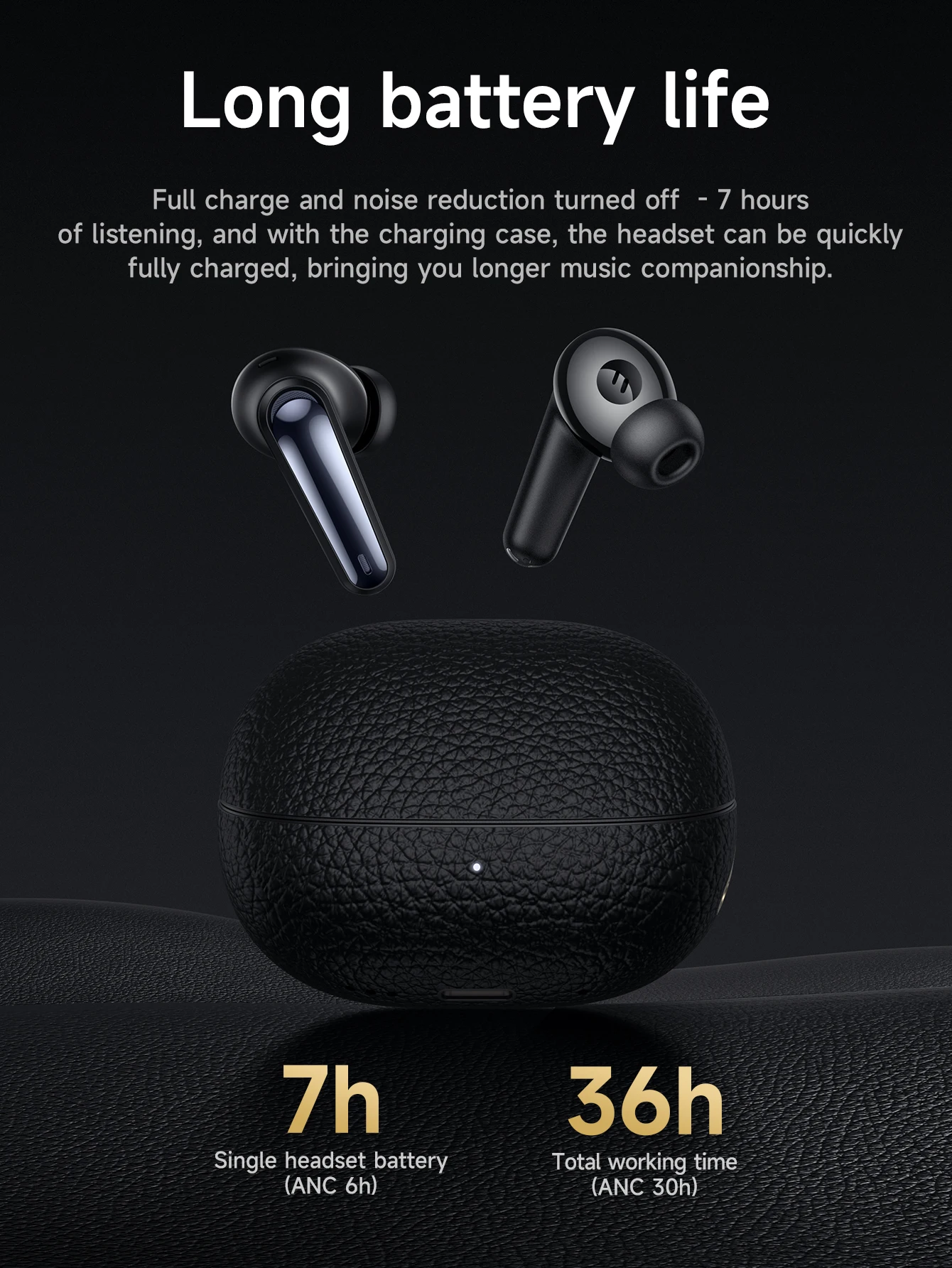 HOCO EQ23 Plus ANC+ENC TWS True Wireless Earphones description image 7