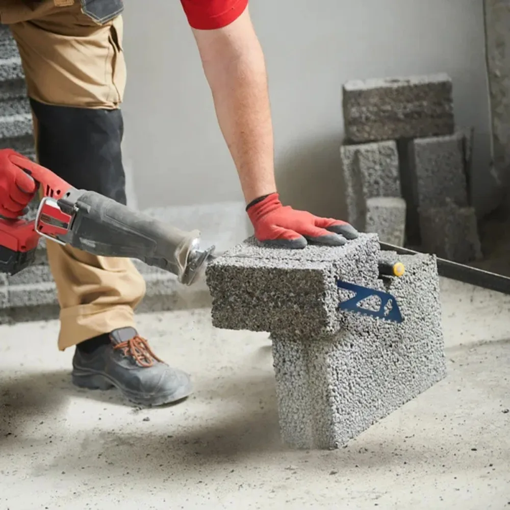 Versatile Alloy Reciprocating Saw Blade for Cutting Bubble Brick Hollow Brick Red Brick and Concrete Block with Hand Tools 4