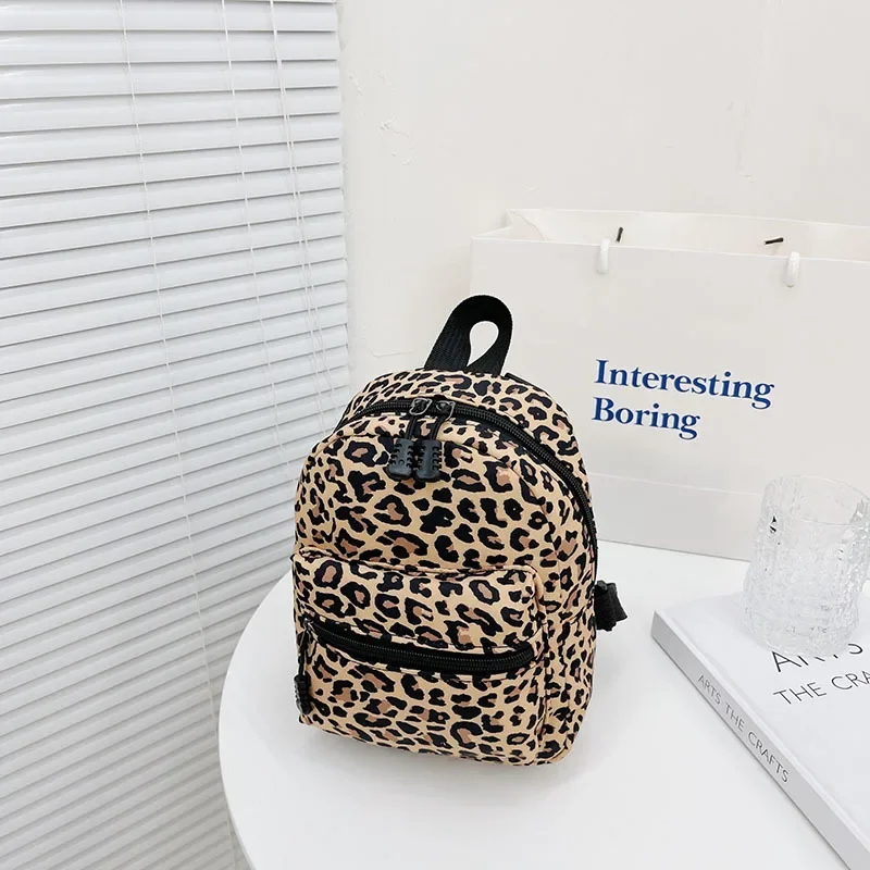 Mini Women Backpacks Trend Nylon Female Bag Animal Printing Small Feminina Backpack School Bags for Teen Girls Knapsack