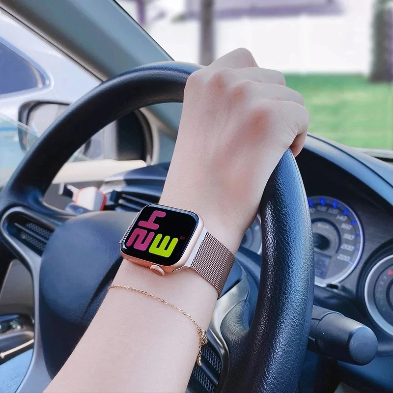 Elegant Stainless Steel Magnetic Loop Band