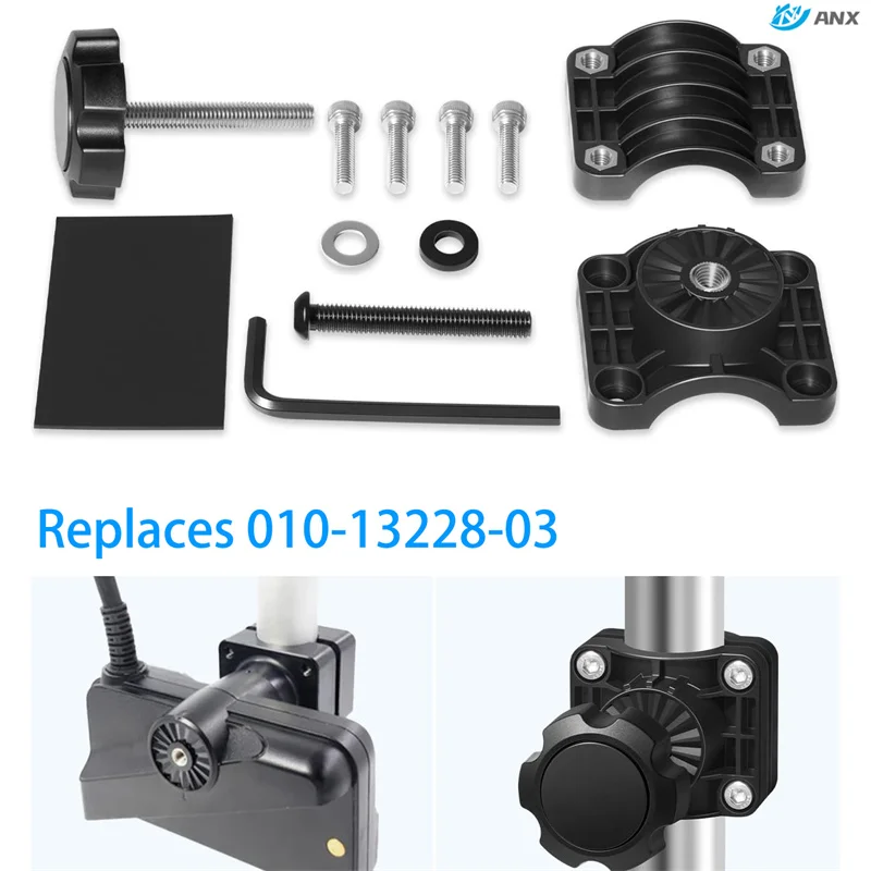 ANX 0 Degree Pole Mount Adjustable Pole Mount Fit for LiveScope Plus LVS34 & LiveScope Plus System, Replaces 010-13228-03