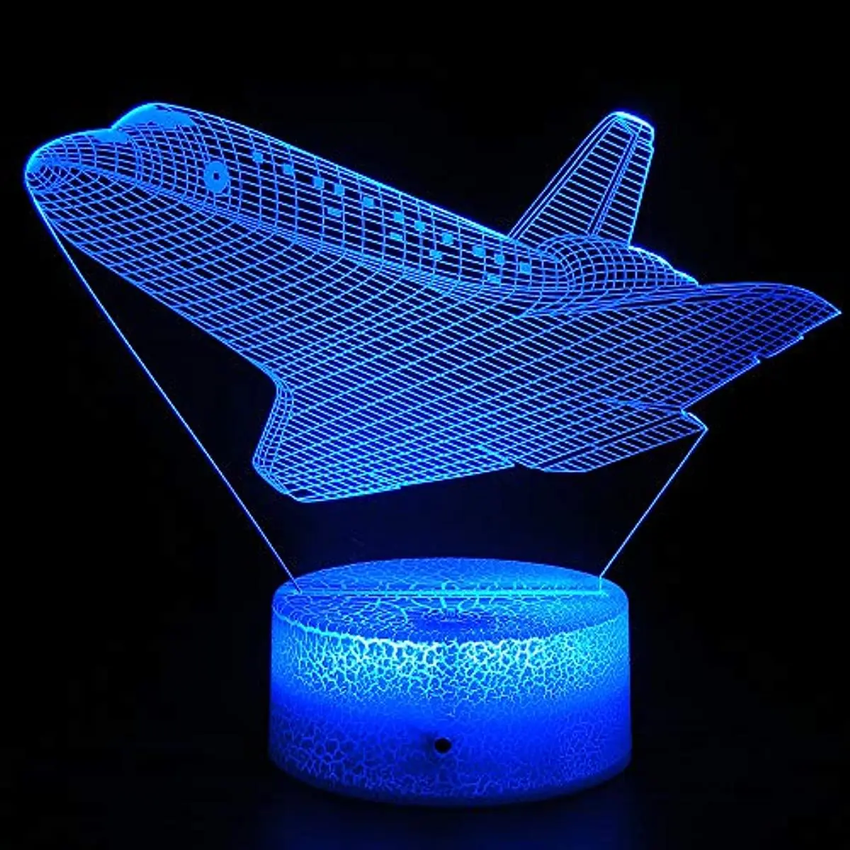 

Space Shuttle Night Light for Night Lamp Colorful Lamps Bedside Table Bedroom Decoration Kids Boys Girls Gifts Birthdays Party