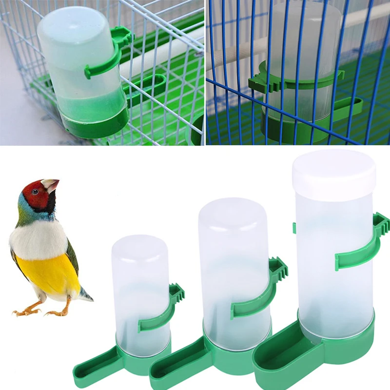 

Bird Feeder Waterer Drinker Pet For Parrot Feeder Pet Water Dispenser Drinking Fountains Bird Cage Accessories Bird Supplies