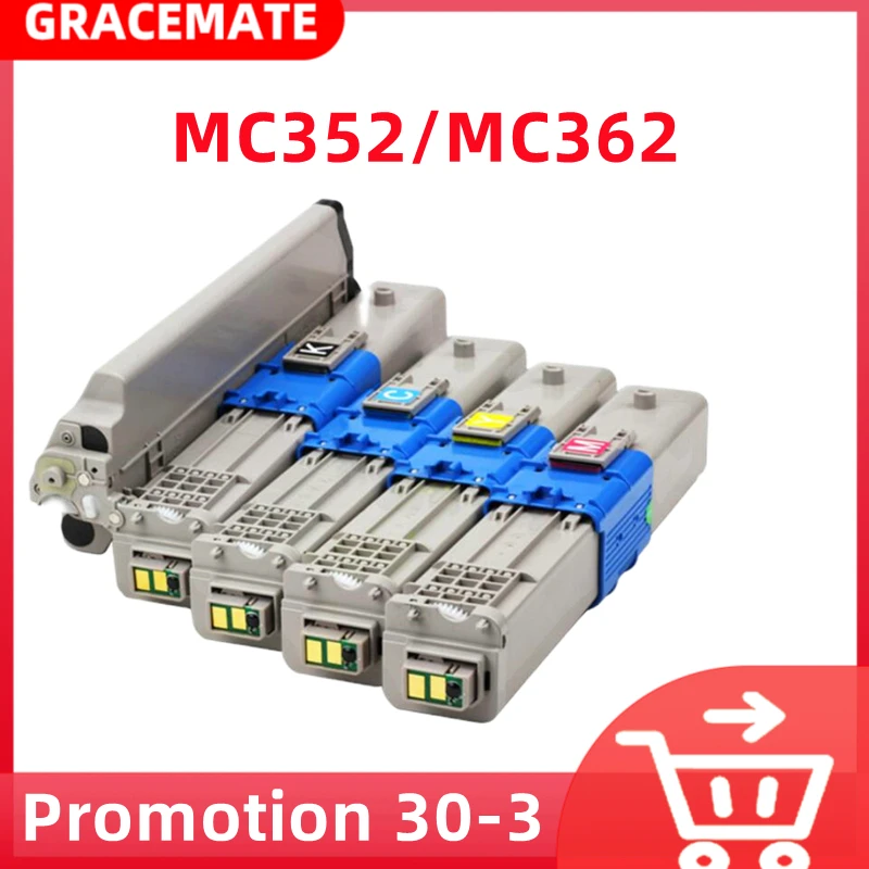 Cartuccia Toner A Colori Compatibile Con Toner 5A Per Oki Mc351 Mc352 Mc361 Mc362, Spedizione Gratuita