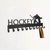 1PC Ice Hockey Goalie Medal Hanger Rack Wall Mounted Hook Up Hanger Artwork Shape Over The Door Hooks Towel Holder Bathroom 1