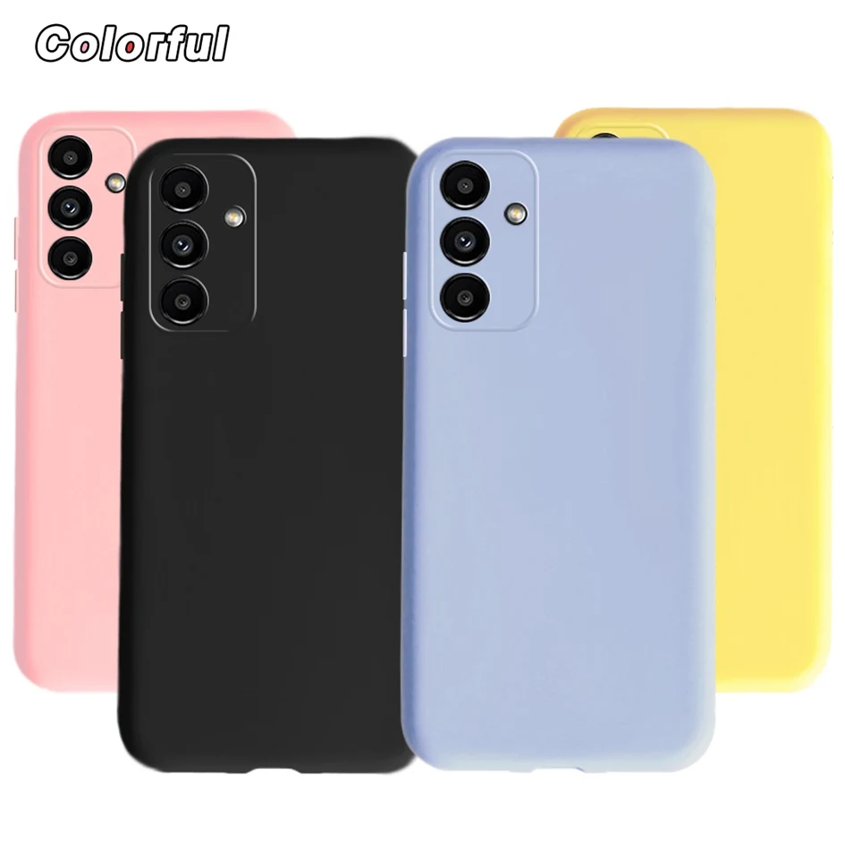 Cute Candy Color Soft Silicone Phone Case Cover