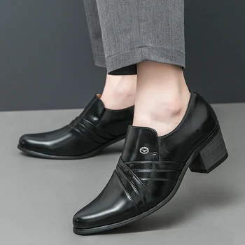 Leather Shoes Formal Personality Design Tenis Men De Hombre Moccasins Tenis Caballero Designer sneakers Fashion Dress 1