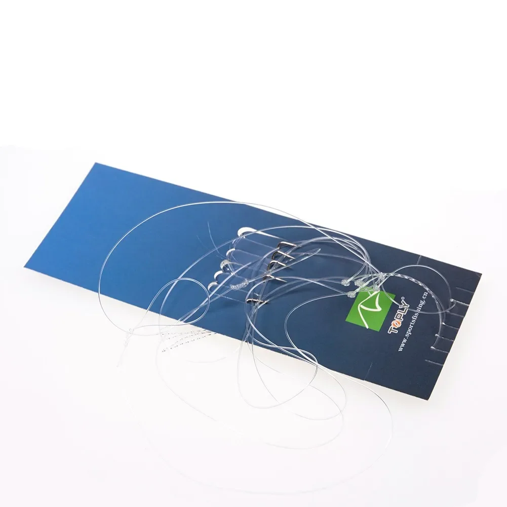 Heißer Verkauf Sabiki Soft Fishing Köder Rigs Köder Jigs Köder Feder köder Hering Köder hochwertige Rigs mit 6 Haken Teilen – Detail 18