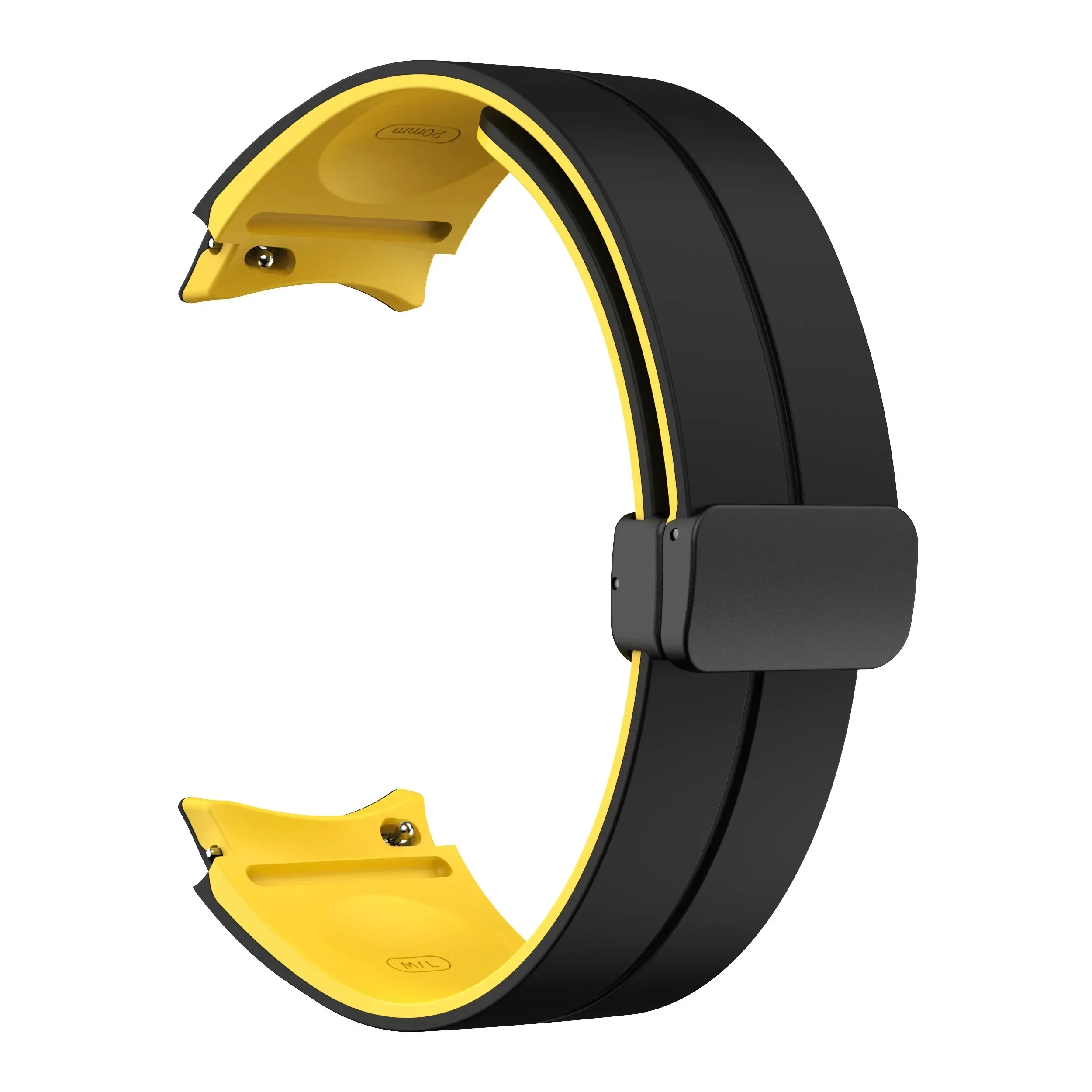 Magnetic Silicone Strap - No Gap Design Bracelet Band