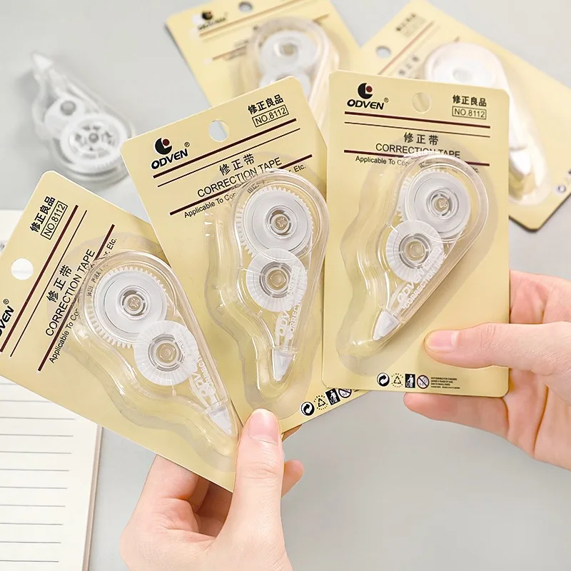 1Pcs Simple Correction Tape Portable Large Capacity Correction Tape Transparent Erasure Gift Students