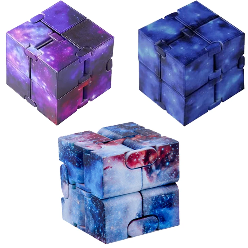 10PCS Infinity Cube Stress Relief Reduce Anxiety Toys Dispositivo Anti Ansiedad Regalos Cumplea&ntilde;os Ni&ntilde;os Para Invitados