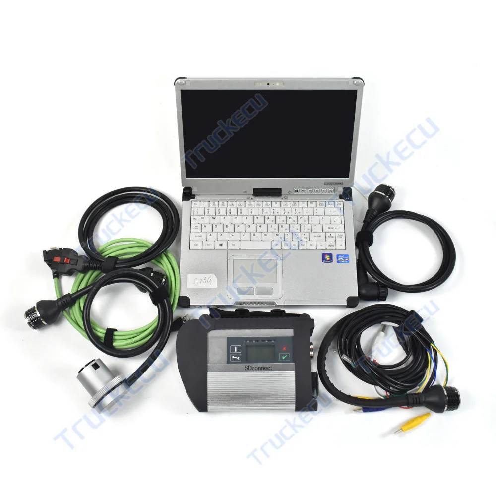 

Ready to use For Benz MB STAR C4 Multiplexer SD Connect C4 MB SD C4 xentry das wis epc truck diagnostic tool+CF C2/CF19 LAPTOP