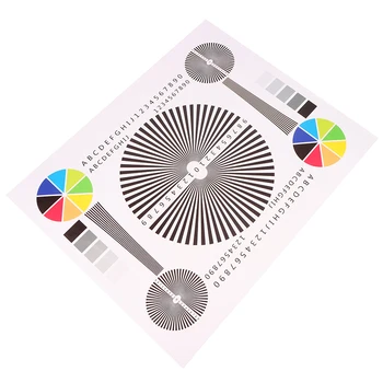 Offerta Speciale: Scheda di Calibrazione e Test del Messa a Fuoco per Obiettivi 50x40CM, Diagramma di Messa a Fuoco per Monitoraggio e Assemblaggio Fotocamere