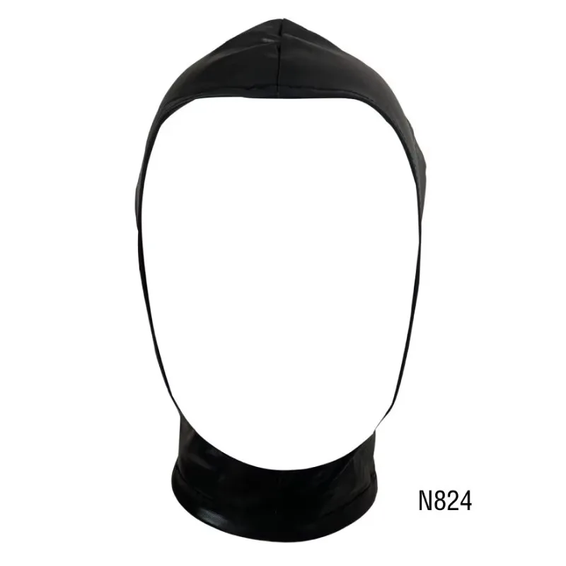 Unisex Latex Bronzing Cloth Head Cover with Openings