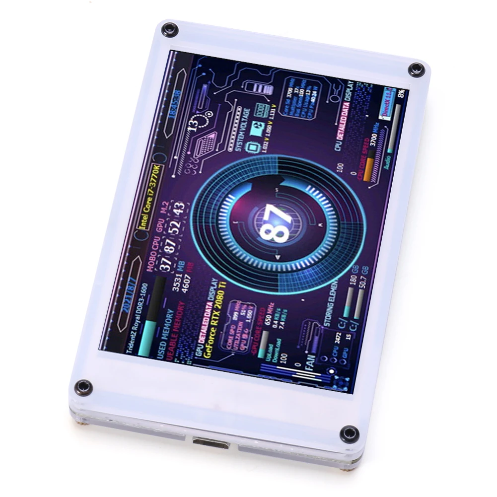 ��� USB ��ǻ�� �µ� ����͸� 3.5��ġ IPS DIY ��ũ�� PC ���÷��� ���� ȭ�� ������ ������ ����� ���̿�