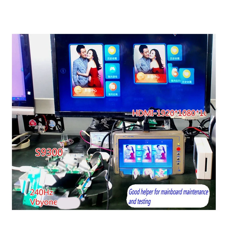 Vbyone LVDS to HDMIS 디스플레이 테스트 도구, TV160 마더보드 컨버터, 7 인치 1024X600, 7th 시리즈 키트, 세대