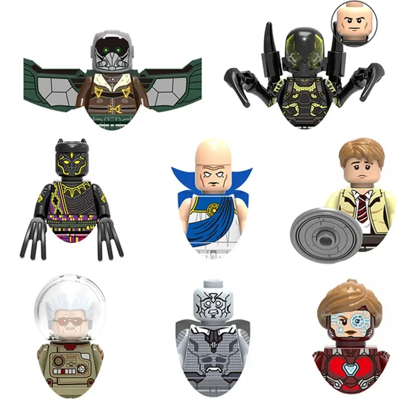 

X0218 Marvel Captain America Anime Heroes Bricks Cartoon Character building block Educational Toy Boy Birthday Present