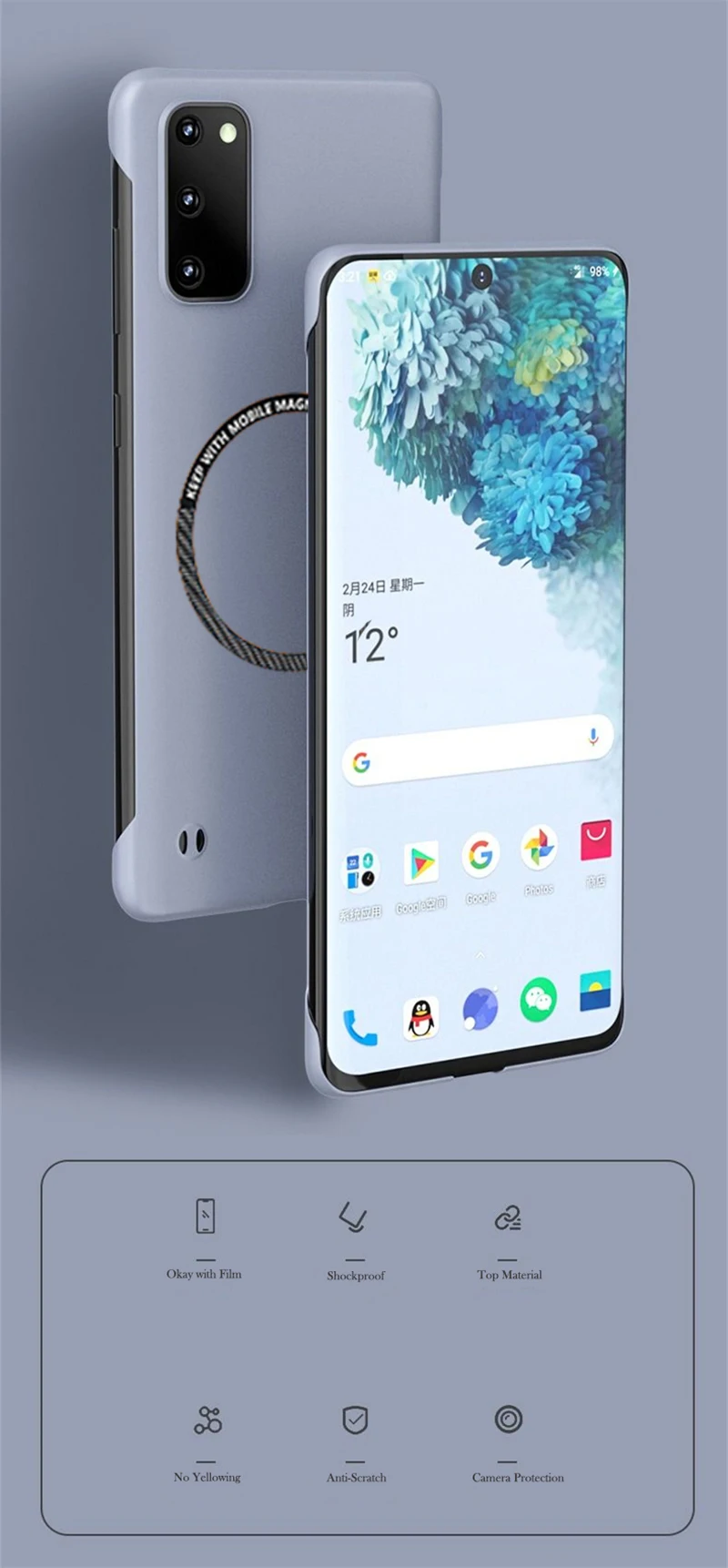 Magnetic Phone Case For Huawei And Honor With Magsafe Support_voghion.com